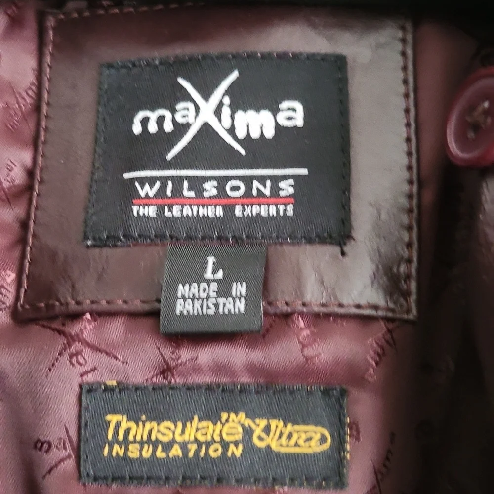 Genuine Leather Lined Coat - Picture 3 of 17